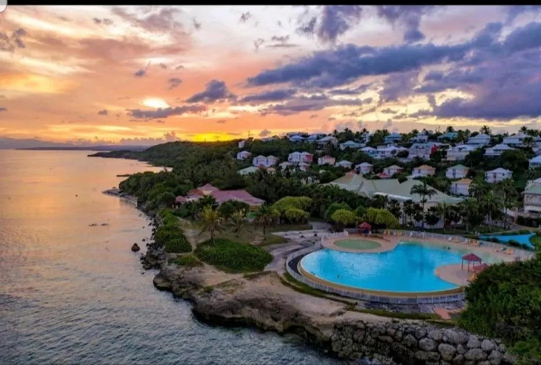 شقة L'Oiseau Du Paradis Vue Mer Studio A Saint Francois A 100 M De La Plage